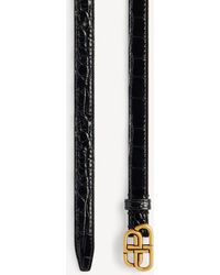 Balenciaga - Bb Super Thin Belt - Lyst