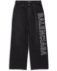 Balenciaga - Outline baggy Trousers - Lyst