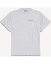 Balenciaga - Back Gradient Oversized T-Shirt - Lyst