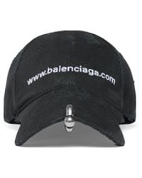 Balenciaga - Bestickte Baseballkappe - Lyst