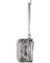 Balenciaga - Le cagole portemonnaie in metallic - Lyst