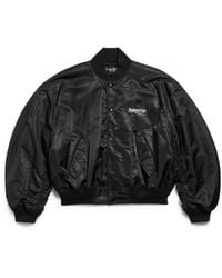 Balenciaga - Political Campaign Varsity Jacket - Lyst