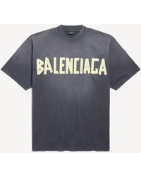Balenciaga - Tape Type Medium Fit T-Shirt - Lyst