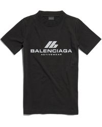 Balenciaga - Activewear körperbetontes t-shirt - Lyst