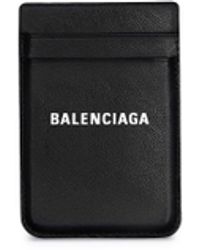 Balenciaga - Portacarte Magnetico Cash Nero - Lyst