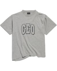 Balenciaga - Ceo Team Logo Boxy T-Shirt - Lyst