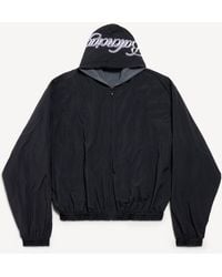 Balenciaga - Cursive Reversible Tracksuit Jacket - Lyst