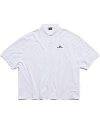 Balenciaga - Bb Classic Polo Shirt Oversized - Lyst