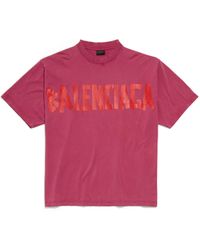 Balenciaga - Tape Type T-Shirt Medium Fit - Lyst