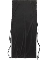 Balenciaga - Maxi-Rock Mit Schnürung - Lyst