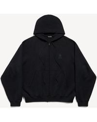 Balenciaga - Lion Zip-Up Hoodie - Lyst