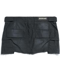 Balenciaga - Cargo Mini Skirt - Lyst