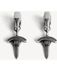 Balenciaga - Goth Drop Earrings - Lyst