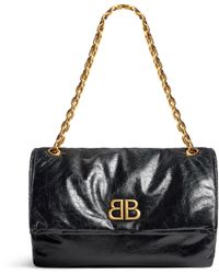 Balenciaga - Monaco Tasche Mit Kette Mittelgroß - Lyst