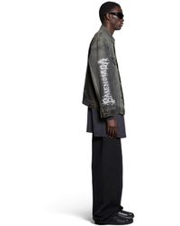 Balenciaga - Diy Metal Large Fit Jacket - Lyst