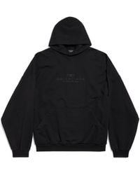 Balenciaga - Bb Garderobe Hoodie Large Fit - Lyst