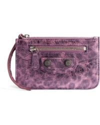 Balenciaga - Le Cagole Long Coin And Card Holder With Leopard Print - Lyst