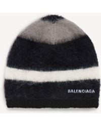 Balenciaga - Striped Beanie - Lyst