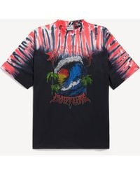 Balenciaga - Extreme Tie Dye Medium Fit T-Shirt - Lyst