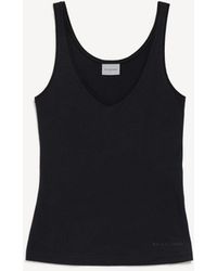 Balenciaga - V-Neck Tank Top - Lyst