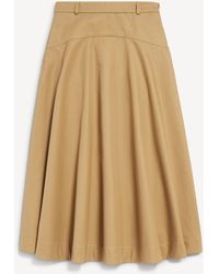 Balenciaga - A-Line Cotton Skirt - Lyst