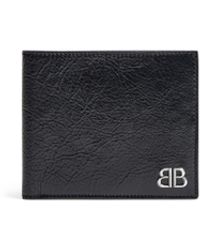 Balenciaga - Monaco quadratische falt-brieftasche - Lyst