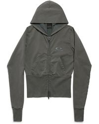 Balenciaga - Loop Sports Icon High Rib Zip-Up Hoodie - Lyst