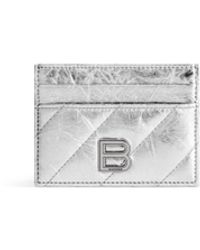 Balenciaga - Crush Card Holder Metallized Quilted - Lyst