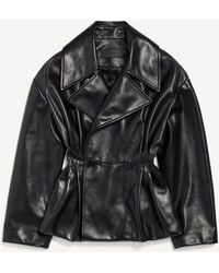 Balenciaga - Folded Short Trench - Lyst