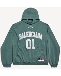 Balenciaga - Basketball Large Fit Hoodie - Lyst