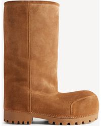 Balenciaga - Alaska Fur High Boot - Lyst