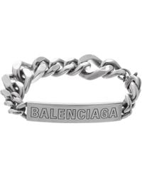 Balenciaga - Plate Twist Bracelet - Lyst