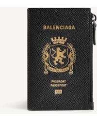 Balenciaga - Passport Long Coin And Card Holder - Lyst
