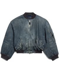 Balenciaga - Bomber Vaquera Standard - Lyst