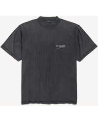 Balenciaga - Political Campaign Inside-Out Large Fit T-Shirt - Lyst