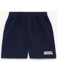 Balenciaga - Masking Tape Regular Fit Shorts - Lyst