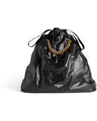 Balenciaga - Crush Medium Tote Bag Leather - Lyst