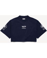 Balenciaga - Wfp Cropped T-Shirt - Lyst