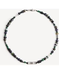 Balenciaga - Bb Icon Beads Necklace - Lyst