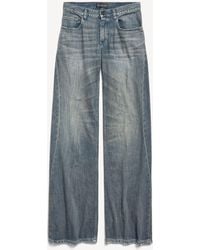 Balenciaga - Wide Leg Pants - Lyst