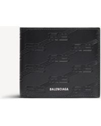 Balenciaga - Embossed Monogram Square Folded Wallet Box - Lyst