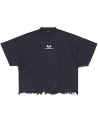 Balenciaga - Distressed Unity Sports Icon T-Shirt - Lyst