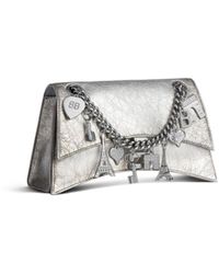 Balenciaga - Crush Small Chain Bag Dirty Effect With Souvenirs And Rhinestones - Lyst