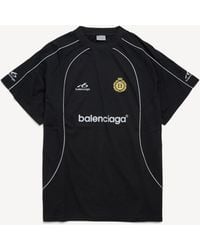 Balenciaga - Soccer Oversized T-Shirt - Lyst