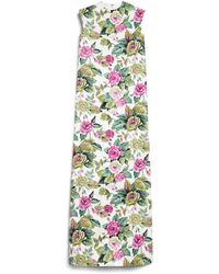 Balenciaga - Tablecloth Floral Sleeveless Dress - Lyst