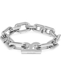 Balenciaga - B chain dünnes armband - Lyst