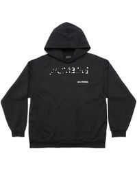 Balenciaga - Hand-drawn hoodie medium fit - Lyst