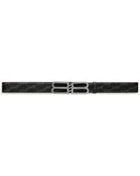 Balenciaga - Bb Signature Belt Bb Monogram Coated Canvas - Lyst