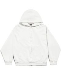 Balenciaga - Not been done hoodie mit reißverschluss medium fit - Lyst