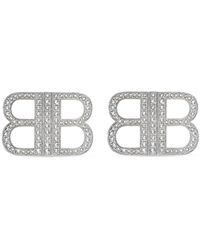 Balenciaga - Pendientes Bb 2.0 - Lyst